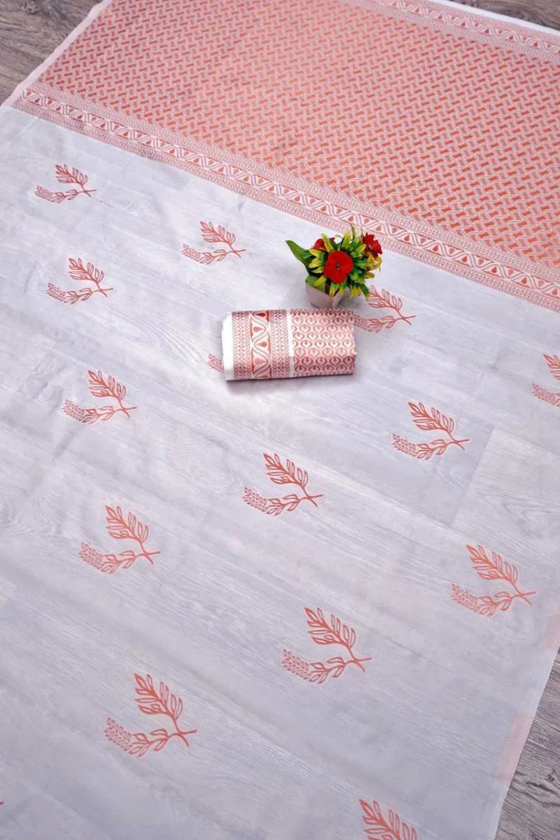 Premium Soft Silk Saree. FALL & PICO Stitched