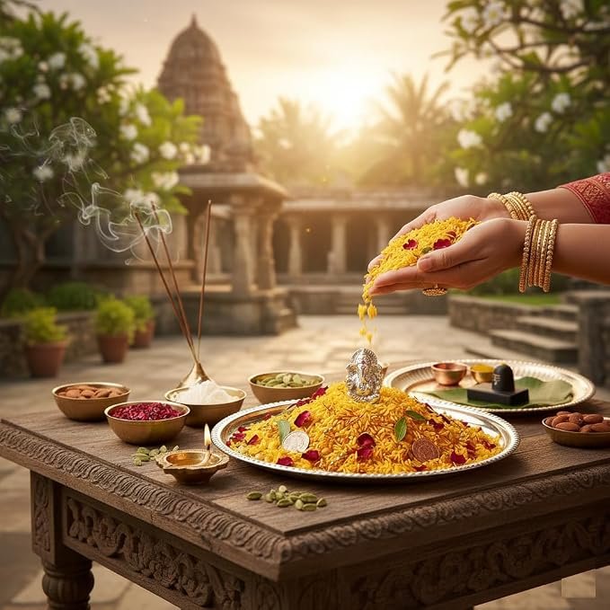 Mantra Akshate- Sacred Rice -100 Grams