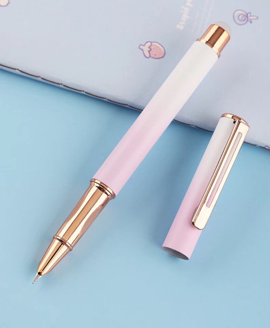 Fountain Pen, Multi-Coloured Calligraphy Pen with Fine Nib and Blue/Black Ink Cartridges for Smooth Writing,| Vivirasmi |Luxury Pen for Men, Women and Students