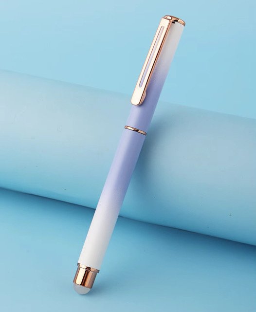 Fountain Pen, Multi-Coloured Calligraphy Pen with Fine Nib and Blue/Black Ink Cartridges for Smooth Writing,| Vivirasmi |Luxury Pen for Men, Women and Students