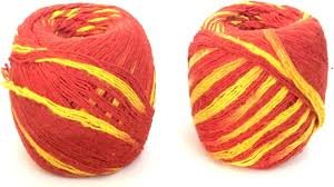 Premium Pure Cotton Moli Kalava (Set of 2) – Sacred Puja Thread, Mauli Raksha Sutra for Rituals, Festivals & Protection – Red & Yellow Traditional Wrist Band