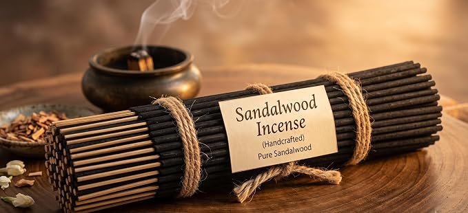 Premium Agarbatti - Hand-Rolled Natural Incense Sticks for Meditation, Yoga & Aromatherapy