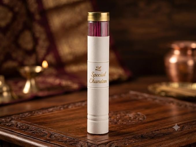 Premium Agarbatti - Hand-Rolled Natural Incense Sticks for Meditation, Yoga & Aromatherapy