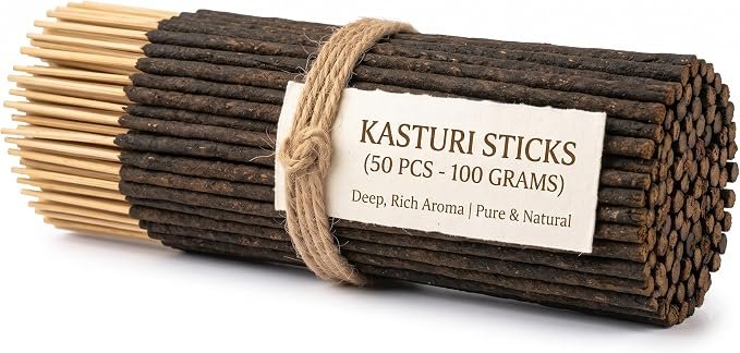 Premium Agarbatti - Hand-Rolled Natural Incense Sticks for Meditation, Yoga & Aromatherapy