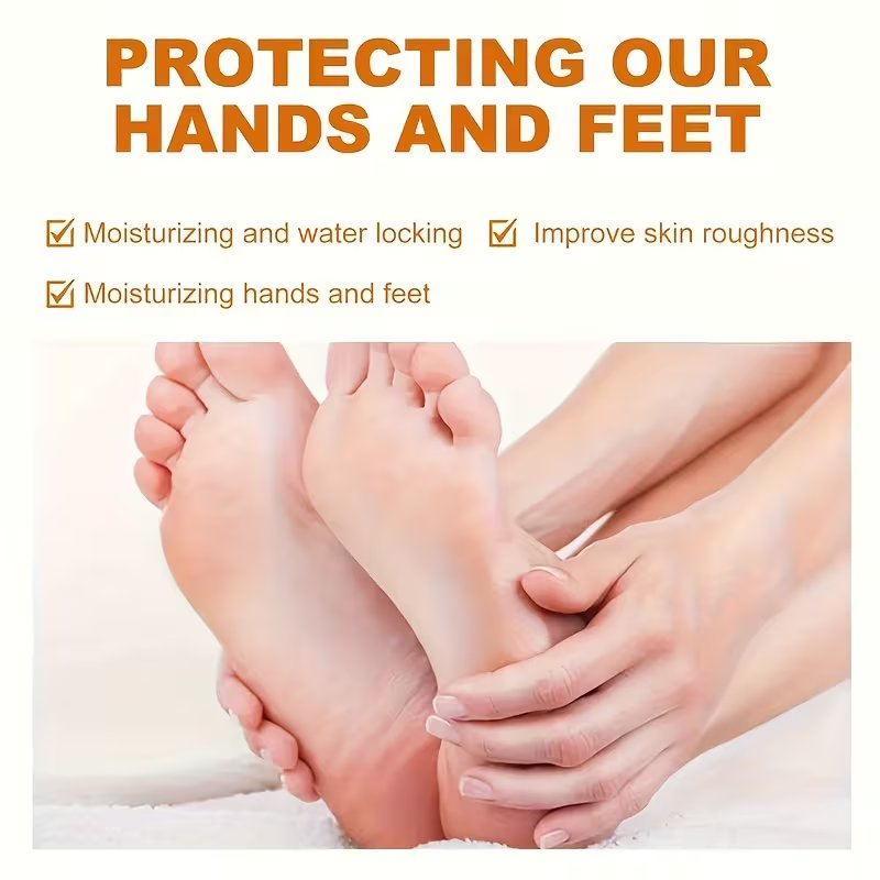 Foot Cream - 60g Deeply Nourishing Moisturizer for Extremely Dry, Cracked, and Rough Skin, Hands & Feet Care