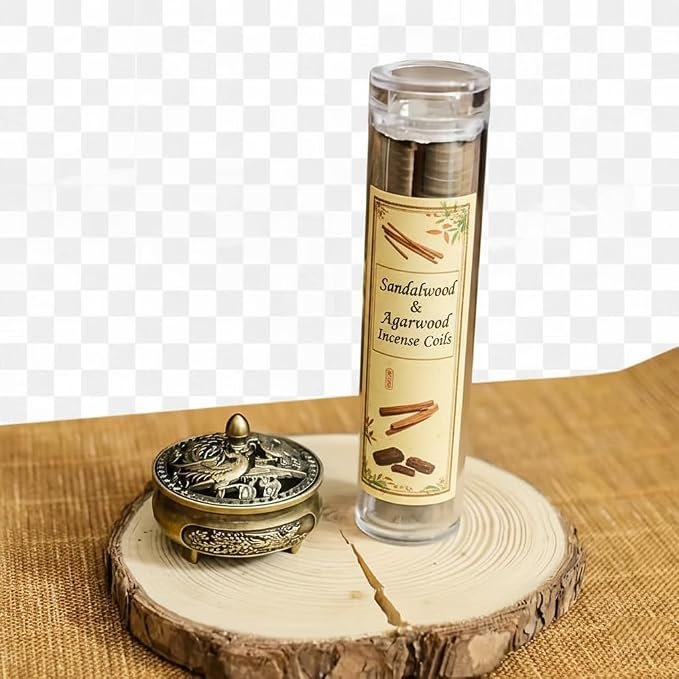 Vintage Brass Incense Burner Gift Set – 2 Solid Brass Burners, 75 Mixed Incense Cones & 42 Tablets in a Handcrafted Wooden Keepsake Box for Aromatherapy, Meditation, and Home Decor