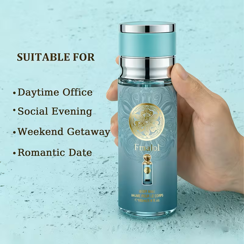 Men’s Cologne Body Spray – 100ml Luxury Fragrance Mist with English Pear, Mango, Lotus & Cedarwood Notes, Refreshing & Long-Lasting Odor-Eliminating Spray for Daily Wear, Dates & Gifts