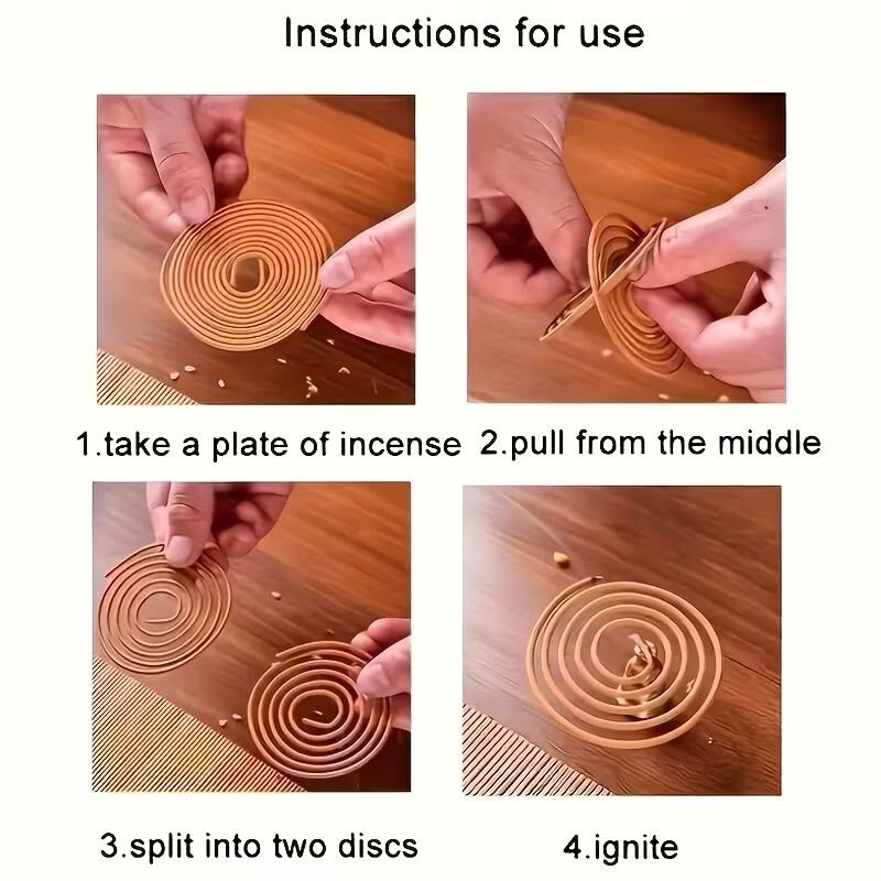 Natural Incense Coils–Variety Pack|Sandalwood, Agarwood, Rose, Jasmine & More thumbnail 5
