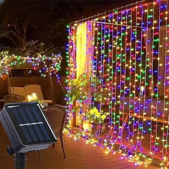 Solar Powered Decoration light |Leaf, Flower, Curtain
