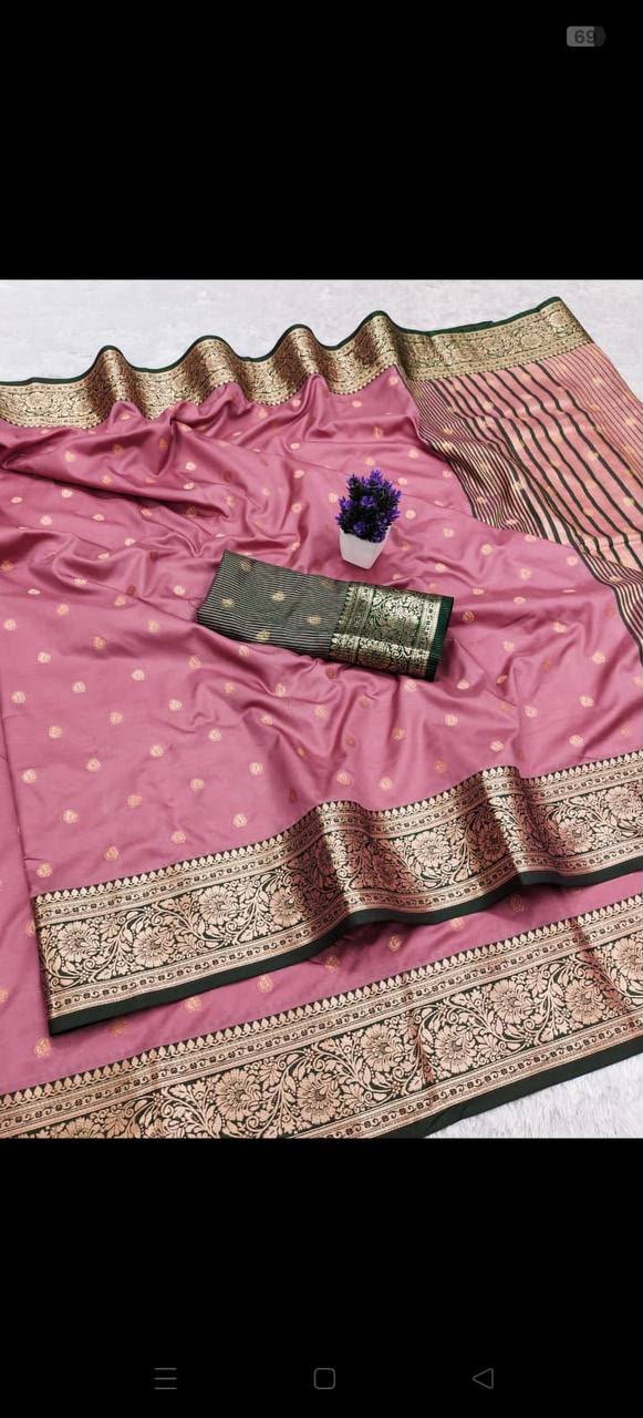Pure Mercerised Soft Silk Meenakari Work Saree Collection  VF-Kaavya-Vol1